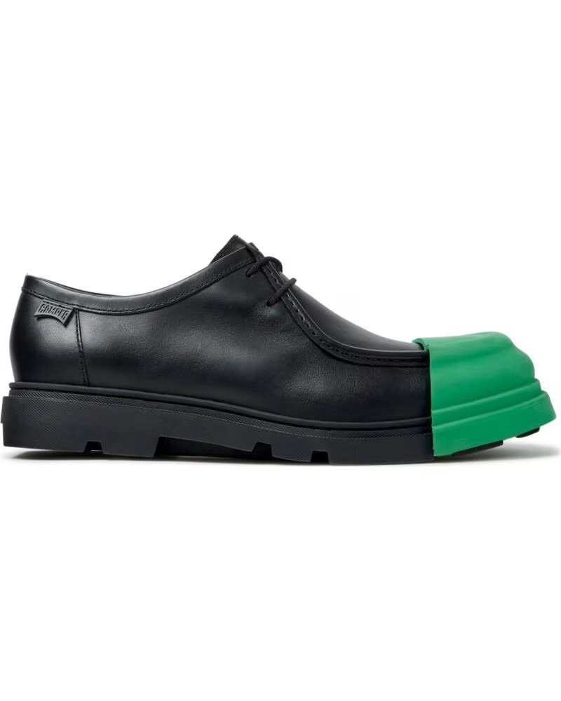 SAPATOS MASCULINOS CAMPER K100872 JUNCTION PRETO E VERDE NEGROVERDE033