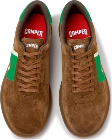 KAPPA HERREN SNEAKER CAMPER K100937 PELOTAS SOLLER BRAUN UND GRÜN MARRONVERDE038