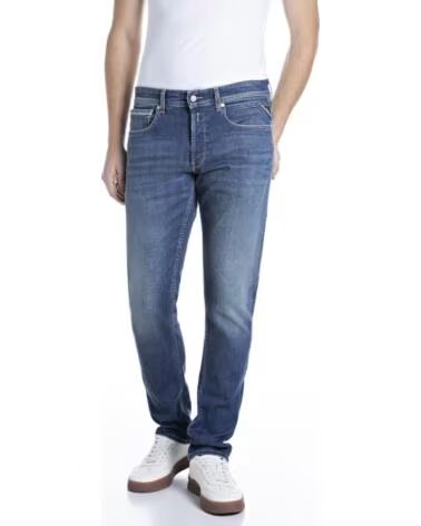 REPLAY JEANS SLIM COMFORT BLU MEDIO VARIOS COLORES