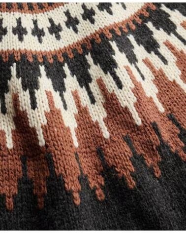 SUPERDRY STEHKRAGENPULLOVER FAIRISLE KOHLE JACQUARD VARIOS COLORES