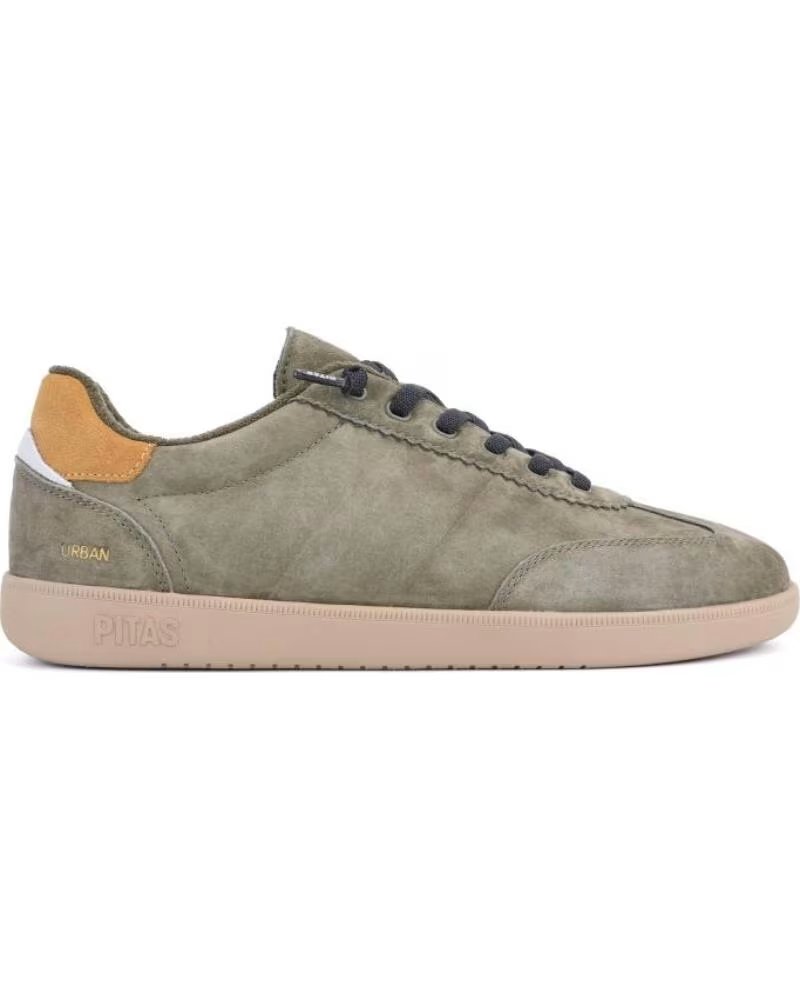 WALK IN PITAS SAPATILHAS URBAN EM NOBUCK KAKI VERDE