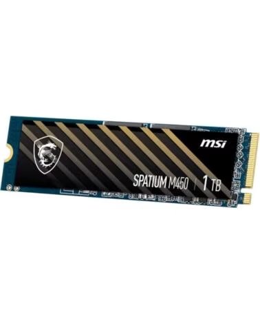 MSI Disco duro interno solido ssd spatium m450 1tb m 2 nvme pcie4