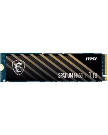 MSI Disco duro interno solido ssd spatium m450 1tb m 2 nvme pcie4