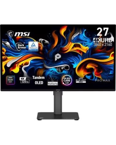 MSI Monitor gaming pro max 271upx12g 26 5 pulgadas 4k uhd 120hz