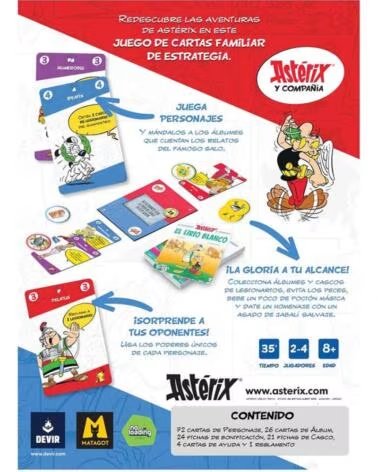 DEVIR JOGO DE CARTAS ASTÉRIX E COMPANHIA