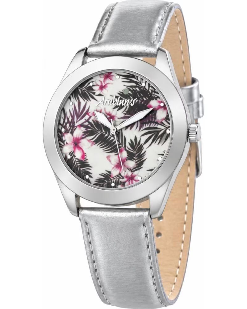 ARABIANS DBA2256SMC DAMEN-ANALOGUHR GRAU MIT MOTIV-ZIFFERBLATT GRIS