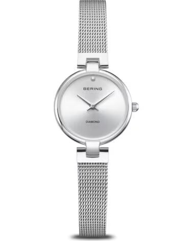 BERING 17724-000 MONTRE FEMME ANALOGIQUE QUARTZ AVEC BRACELET EN ACIER INOXYDABLE GRIS