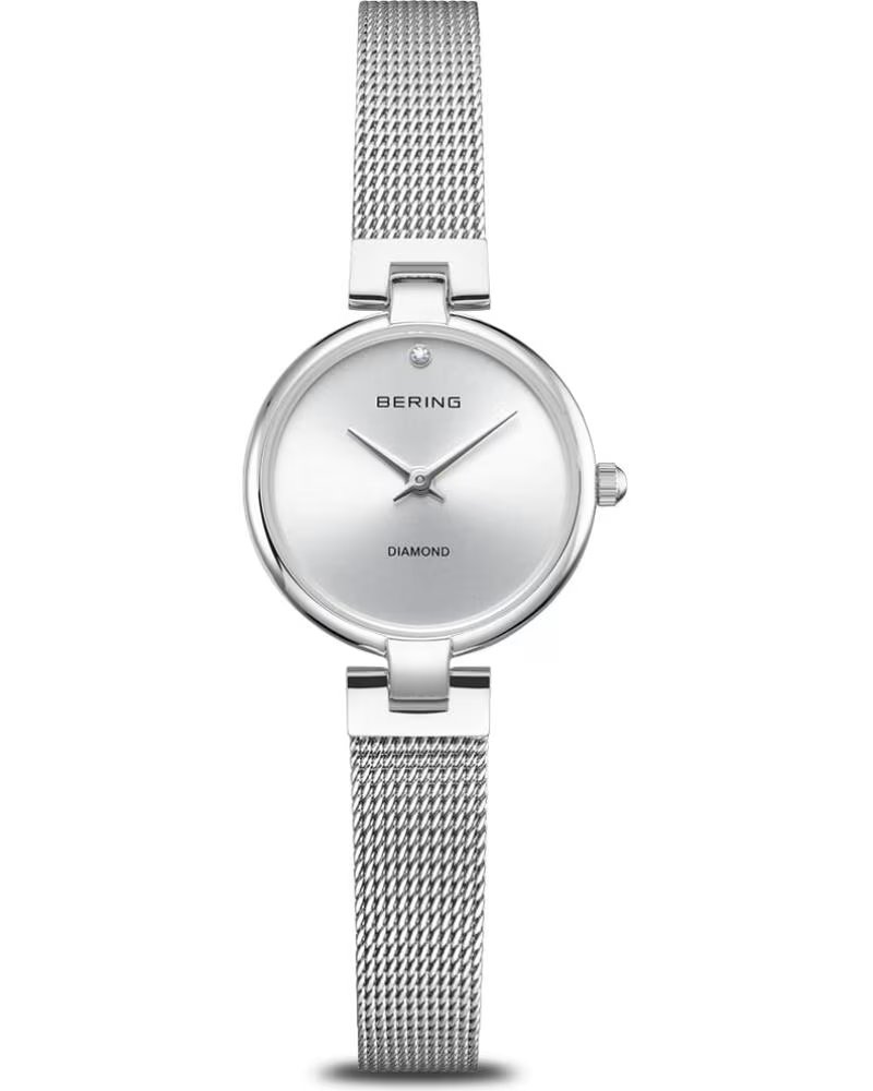 BERING 17724-000 MONTRE FEMME ANALOGIQUE QUARTZ AVEC BRACELET EN ACIER INOXYDABLE GRIS