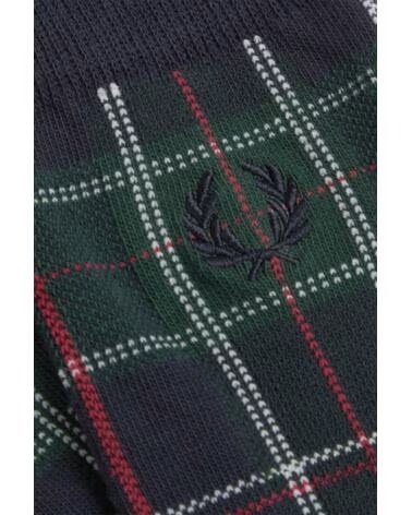 MEIAS TARTÃ C3331 Z89 FRED PERRY VERDE OSCURO