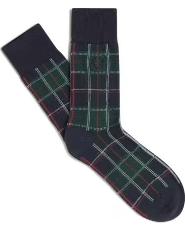 MEIAS TARTÃ C3331 Z89 FRED PERRY VERDE OSCURO