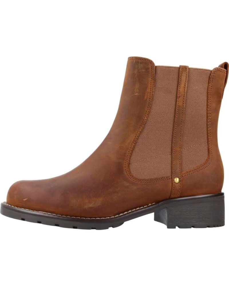 CLARKS BOTTINES FEMME MODÈLE 145891 MARRON BROWN