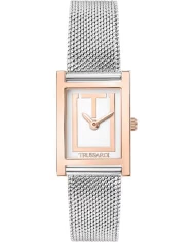 TRUSSARDI DAMENUHR R2453155503 QUARZ EDELSTAHL GRIS