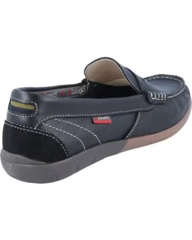 LUISETTI HERREN MOKASSIN RAWAR 29301NA LEDER NEGRO