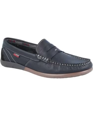 LUISETTI HERREN MOKASSIN RAWAR 29301NA LEDER NEGRO