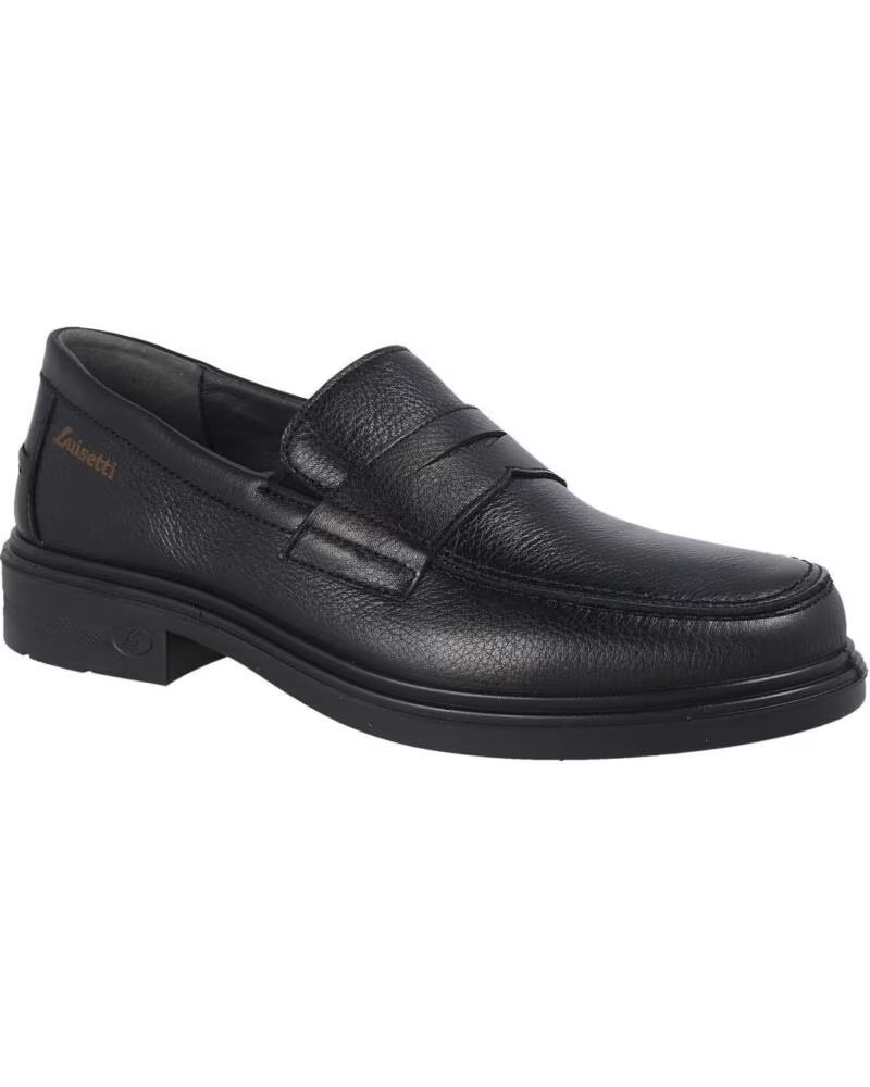 LUISETTI MOCASSIN HOMME BOSS 34305NA NOIR NEGRO