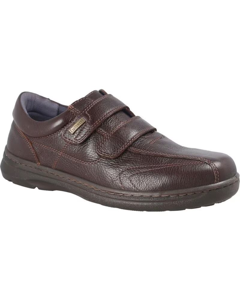 LUISETTI SAPATO TARY 32407NA EM PELE PARA HOMEM MARRON