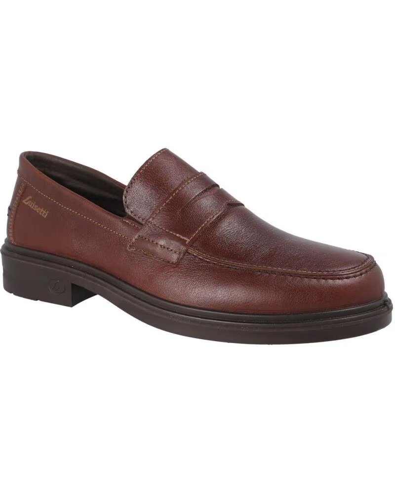 LUISETTI MOCCASIN HOMME BOSS 34305NA MARRON CONAC