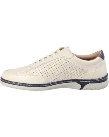 SAPATO HOMEM LUISETTI ORI 38303NA COURO CREME CREMA