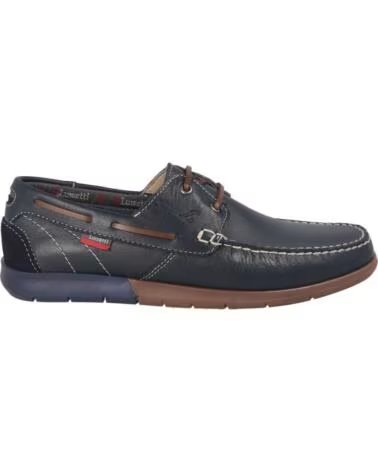 LUISETTI SCARPA DA BARCA UOMO KIOWA RAWAR 29304NA PELLE BLU MARINO