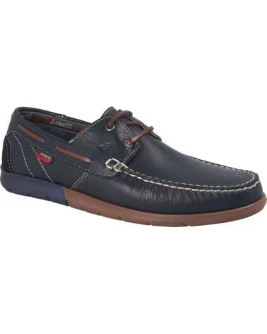 LUISETTI SCARPA DA BARCA UOMO KIOWA RAWAR 29304NA PELLE BLU MARINO