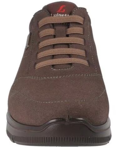 LUISETTI WASSERDICHTER HERRENSCHUH RUNNER SUEDE 31127SU-W MARRON