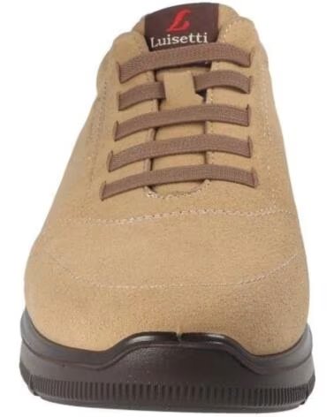 LUISETTI HERREN FREIZEITSCHUH RUNNER SUEDE 31127SU TAUPE