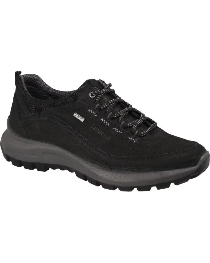 LUISETTI ZAPATOS WATERPROOF HOMBRE STONE 39481NO-W NEGRO MARRON
