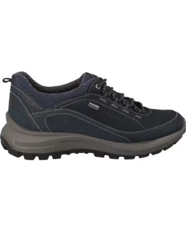 LUISETTI ZAPATOS WATERPROOF HOMBRE STONE 39481NO-W NEGRO MARRON