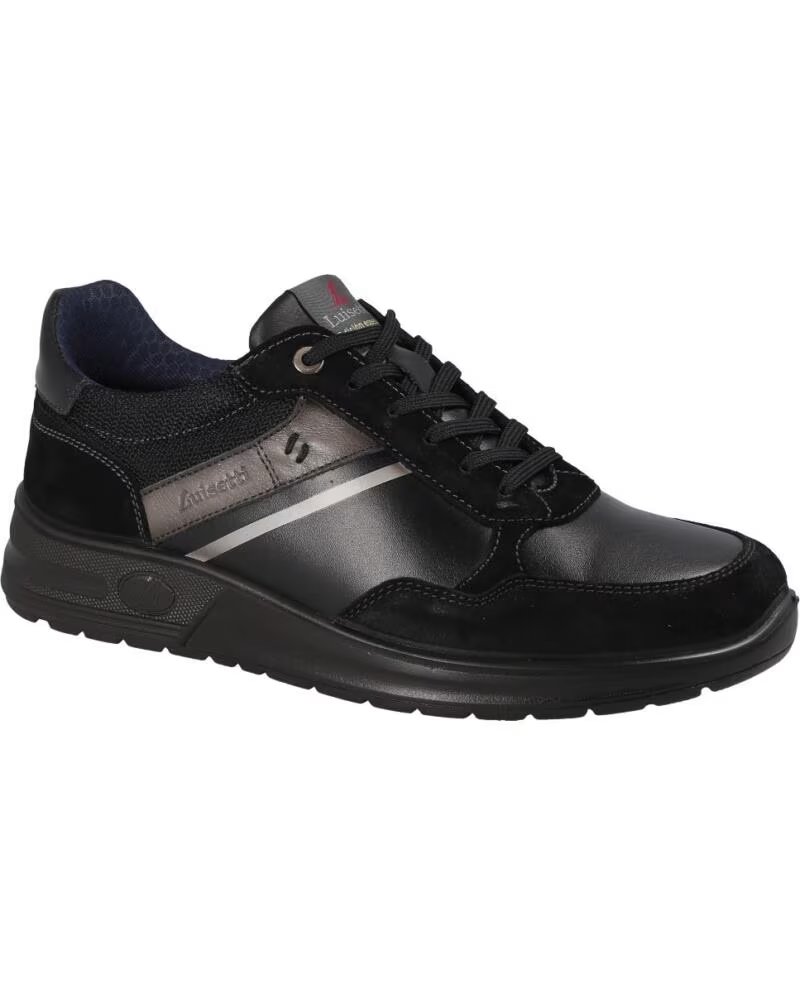 LUISETTI SAPATILHA DESPORTIVA HOMEM BARAK 36233BI PRETO E TAUPE NEGRO