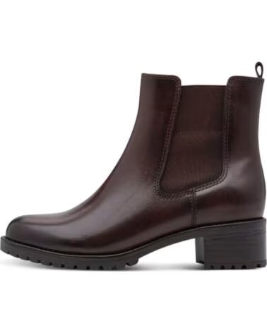 JANA 25710 BOTINES DE PIEL MARRONES MARRON