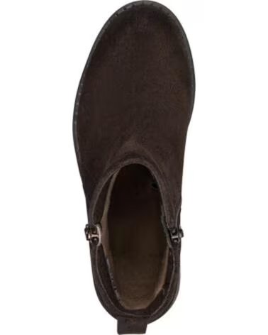 JANA 25711 BOTTINES EN CUIR MARRON
