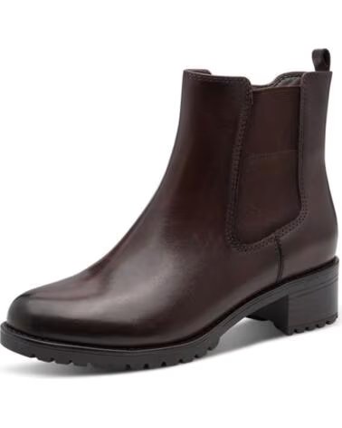 JANA 25710 BOTINES DE PIEL MARRONES MARRON