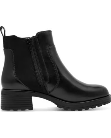 JANA 25794 BOTTINES EN CUIR NEGRO