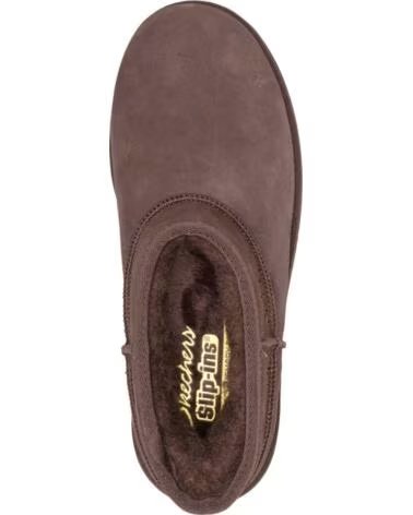 SKECHERS KEEP COZY STIEFELETTEN BRAUN MARRON