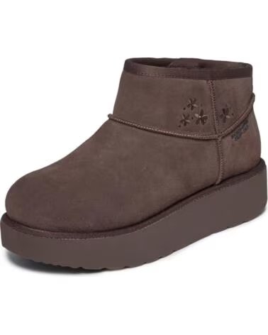 SKECHERS KEEP COZY STIEFELETTEN BRAUN MARRON