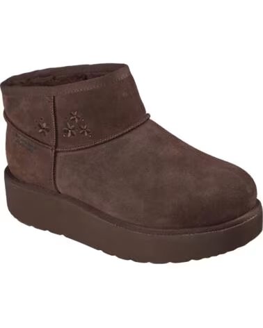 SKECHERS KEEP COZY STIEFELETTEN BRAUN MARRON