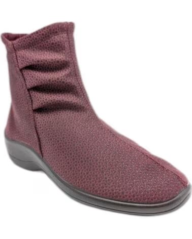 ARCOPEDICO PALUMA LYCRA GRENAT BOTTINES AVEC FERMETURE ÉCLAIR GRANATE