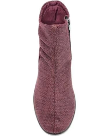 ARCOPEDICO PALUMA LYCRA GRENAT BOTTINES AVEC FERMETURE ÉCLAIR GRANATE