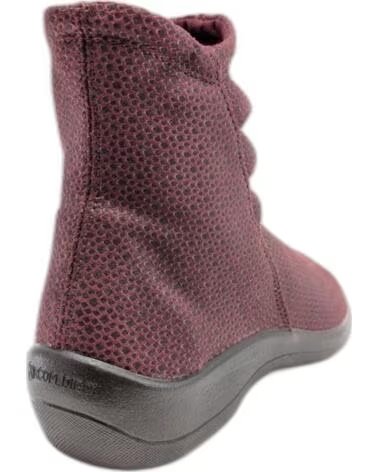 ARCOPEDICO PALUMA LYCRA GRENAT BOTTINES AVEC FERMETURE ÉCLAIR GRANATE