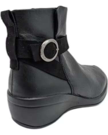 BOTTINES À TALONS COMPENSÉS POUR FEMME ARCOPEDICO AVILA NEGRO