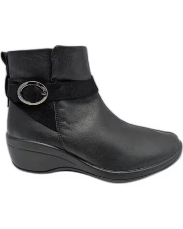BOTTINES À TALONS COMPENSÉS POUR FEMME ARCOPEDICO AVILA NEGRO