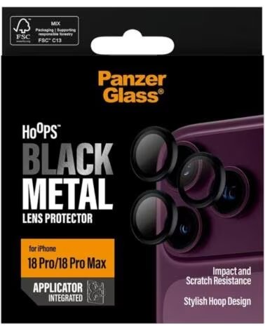 PANZERGLASS Camera Prot iPhone 18Pro-18ProMax Bla