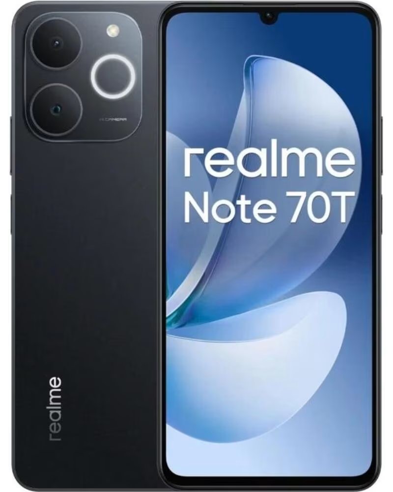 REALME Smartphone Note 70T 4GB- 64GB- 6 74- Negro Obsidiana