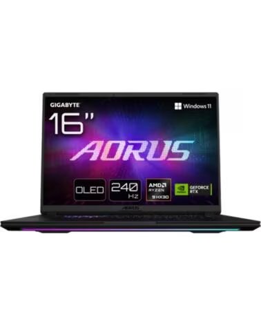 GIGABYTE Portatil aorus master 16 r9 - 9955x3d - 32gb - ssd 1tb - rtx 5090 24gb - 16 pulgadas - w11h