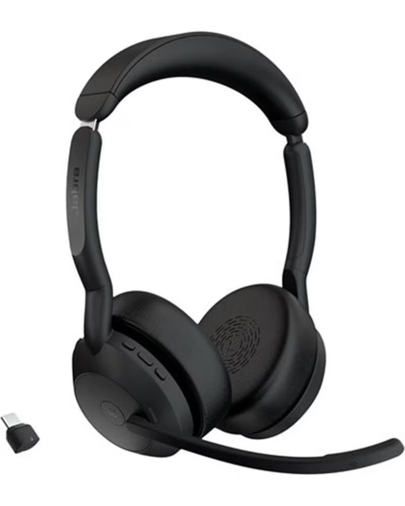 JABRA Auriculares evolve2 55 ms stereo inalambrico negro