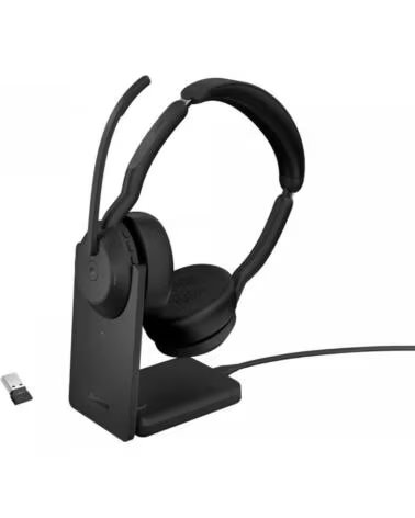 JABRA Auriculares evolve2 55 ms stereo inalambrico negro