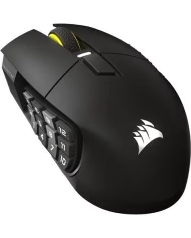 CORSAIR Raton inalambrico gaming scimitar elite negro