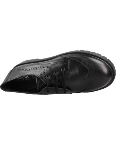 GEOX DAMEN SCHNÜRSCHUHE D26QDH 00043 SCHWARZ C9999