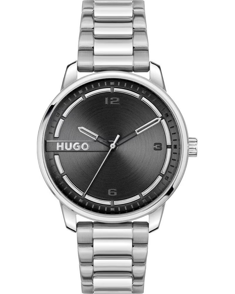 HUGO BOSS 1530364 MONTRE BRACELET HOMME ACIER INOXYDABLE GRIS