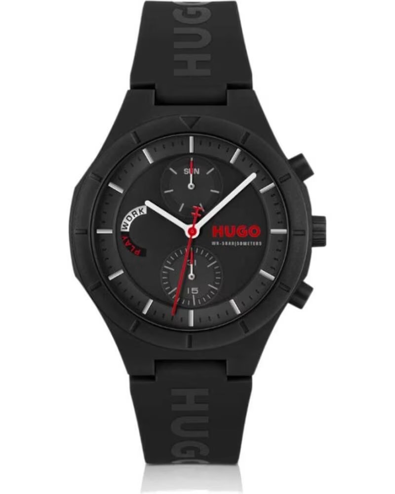 RELÓGIO HUGO BOSS 1530402 PRETO DE QUARTZO NEGRO